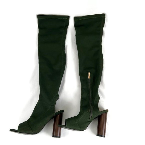 Simmi London Over the Knee Boot Side Zip - Picture 1 of 6